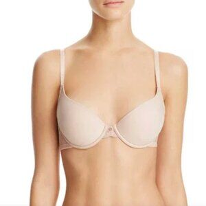 SKARLETT BLUE Honey Multi-Way T-Shirt Bra in Cashmere Size 34C Lace Neutral
